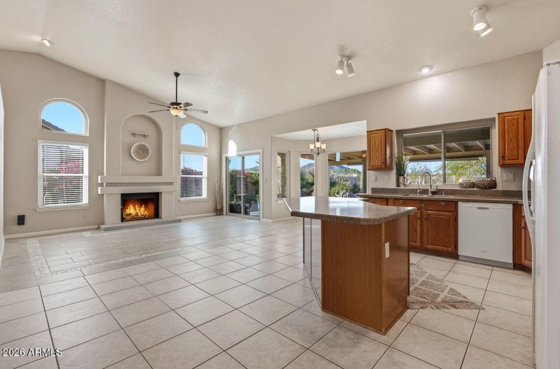 Great Room with a Fireplace