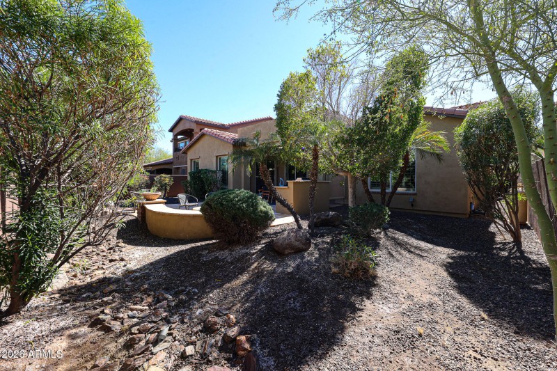 Desert Landscape with Greenery