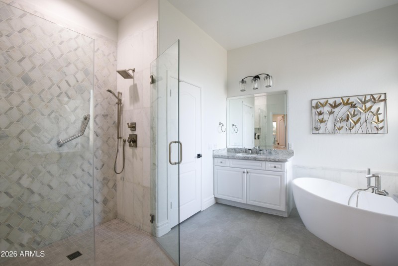 Marble Surround Shower