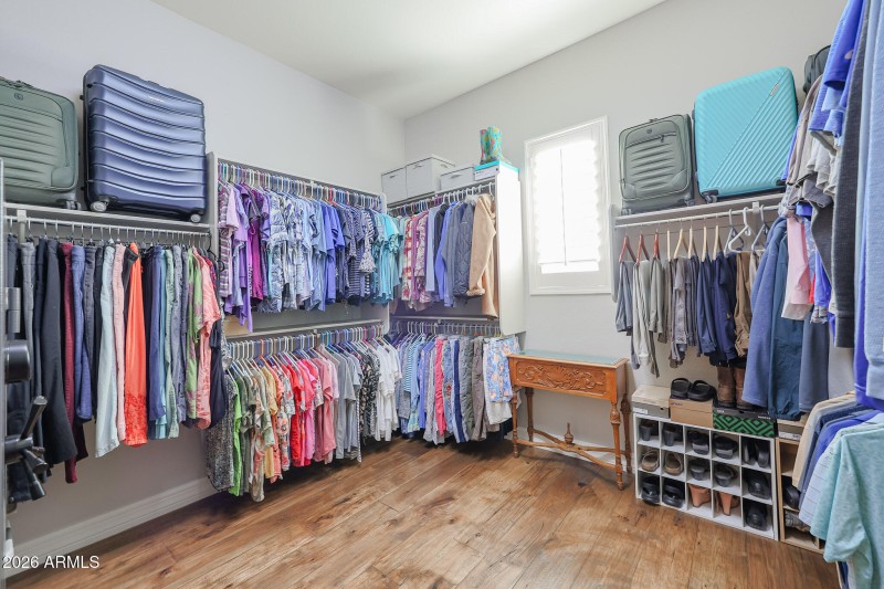 Spacious Walk-in Closet