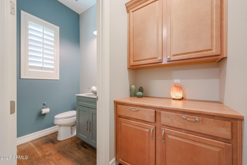 Powder Room and Storage
