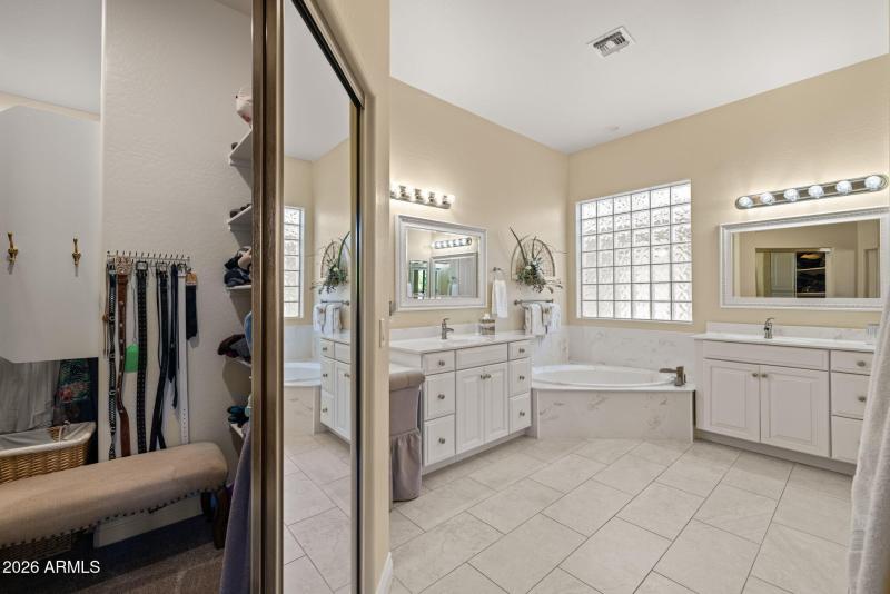 Primary Bath Dual Vanities