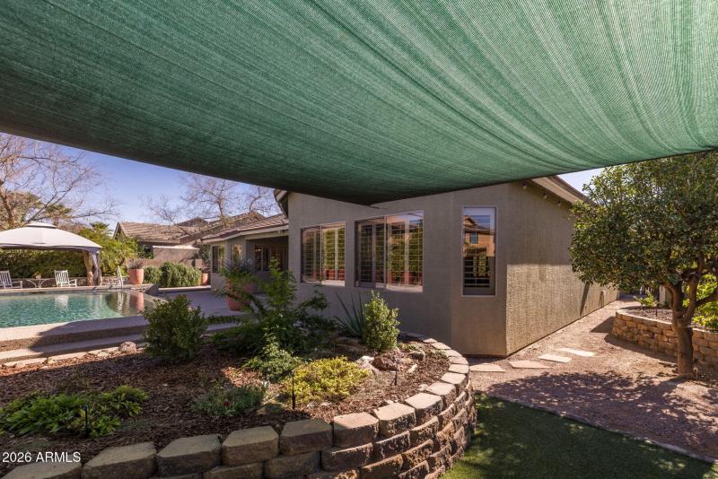 Enjoy the backyard retreat