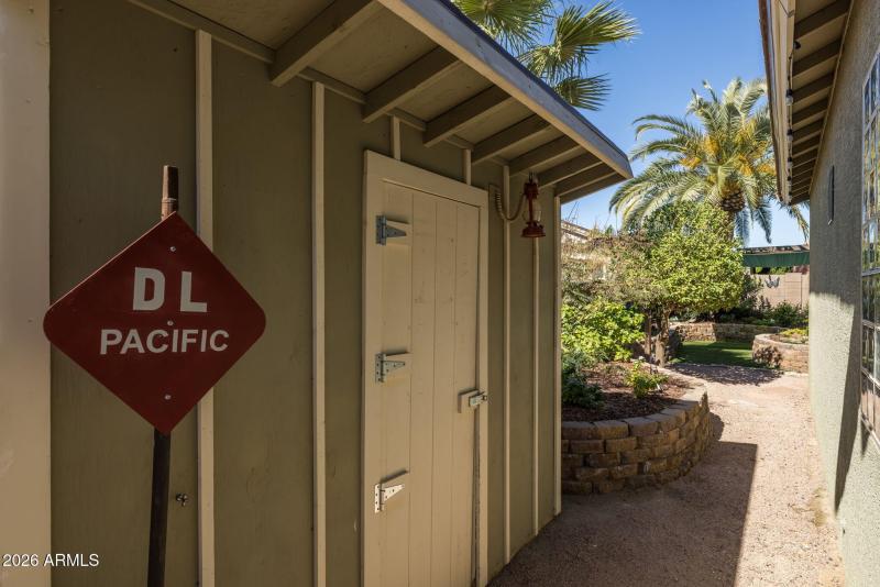Custom Built A/C shed