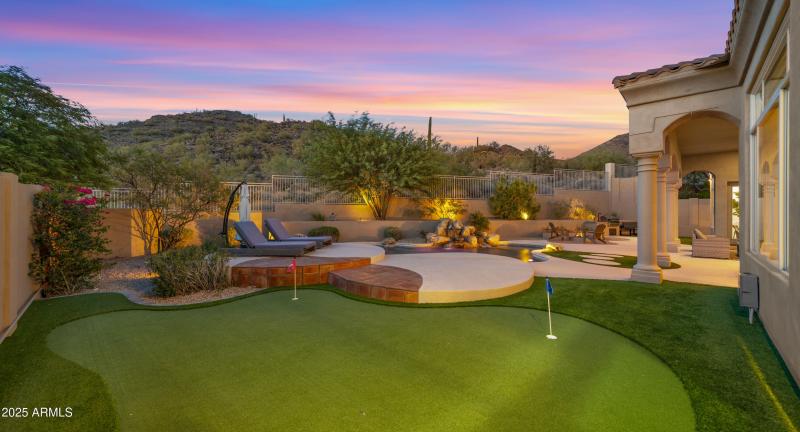 Backyard Putting Green Fun