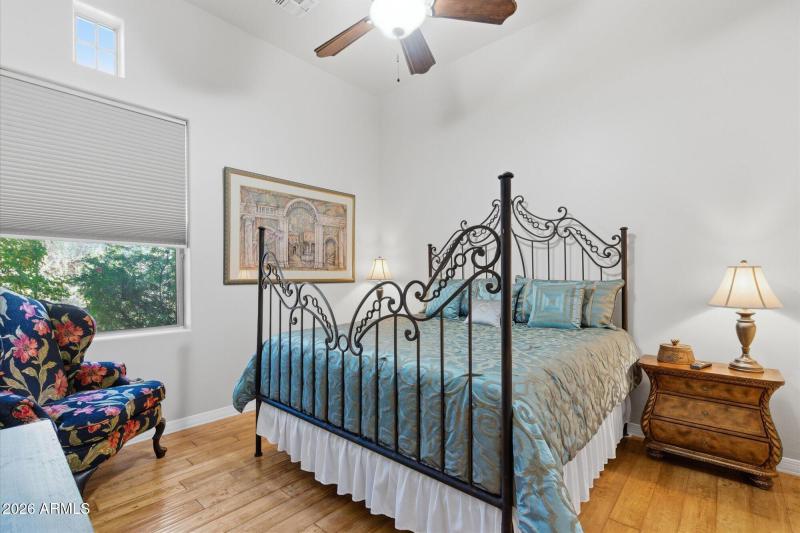 Bedroom w Wood Floors