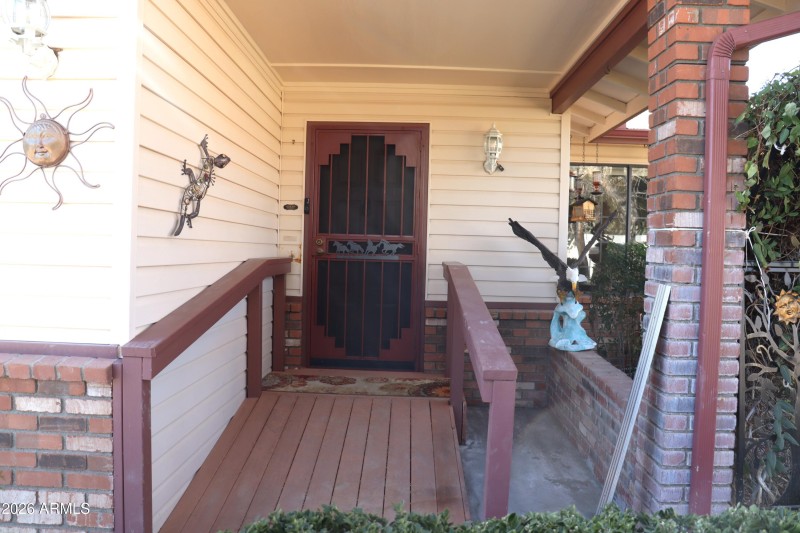 Front Door with Ramp