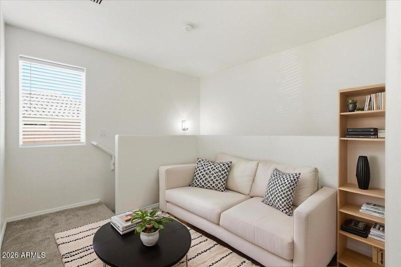 Upstairs reading nook