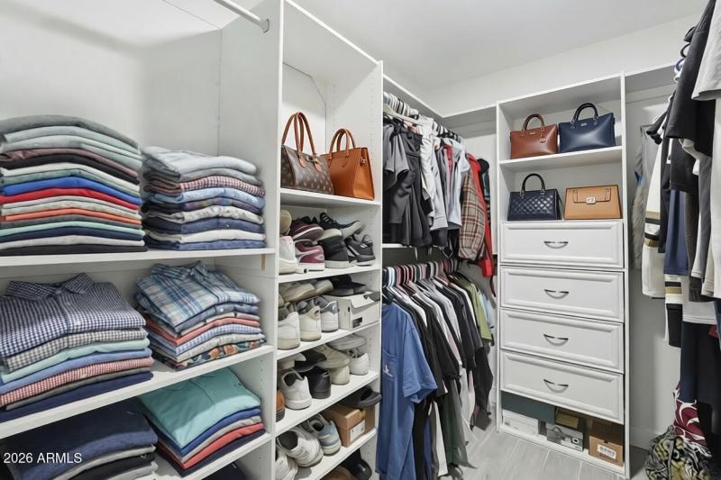Primary Walk In Closet