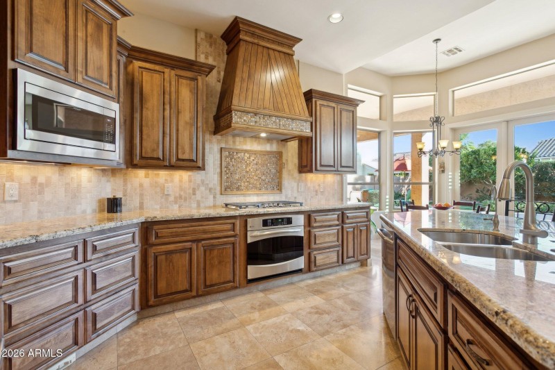 Gas Cooktop + Granite Countertops