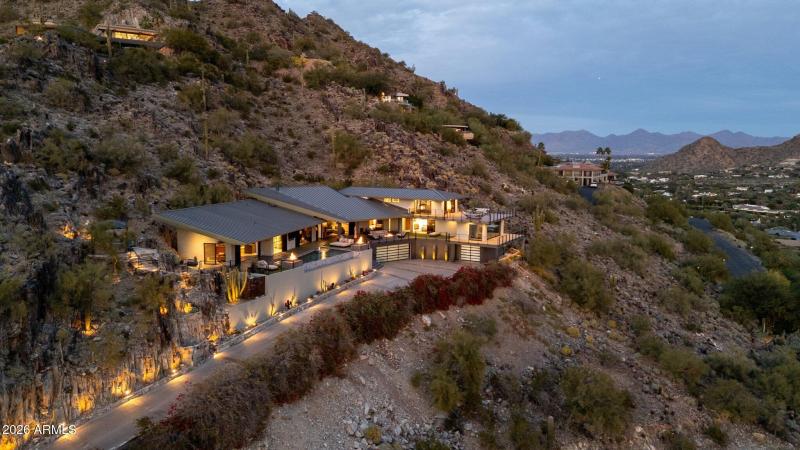 Drive Up at Twilight