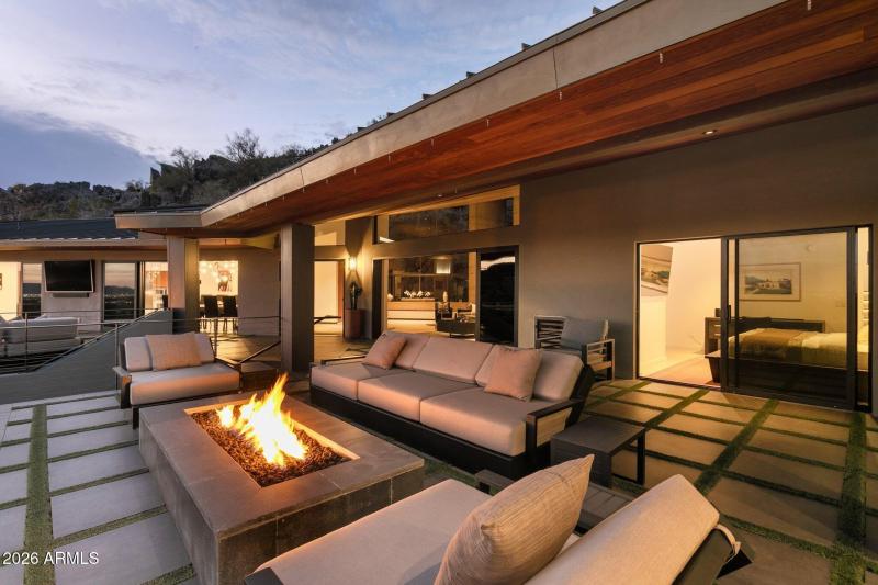 Main Deck Fire-pit Twilight