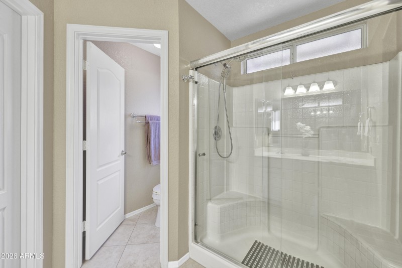 Primary Bathroom w/updated shower