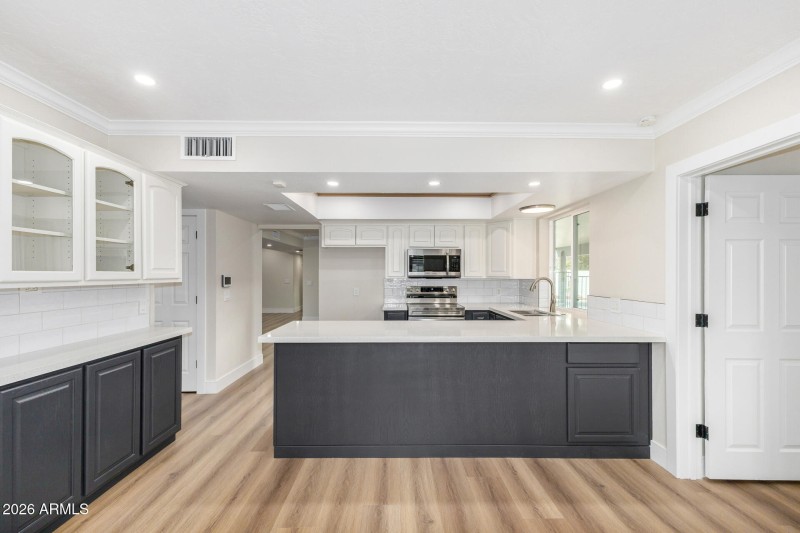 Kitchen with Built in Buffet