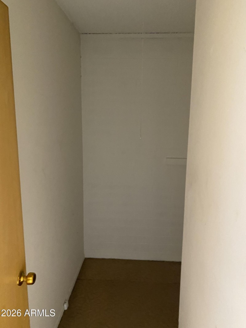 Upstairs hall walk in closet