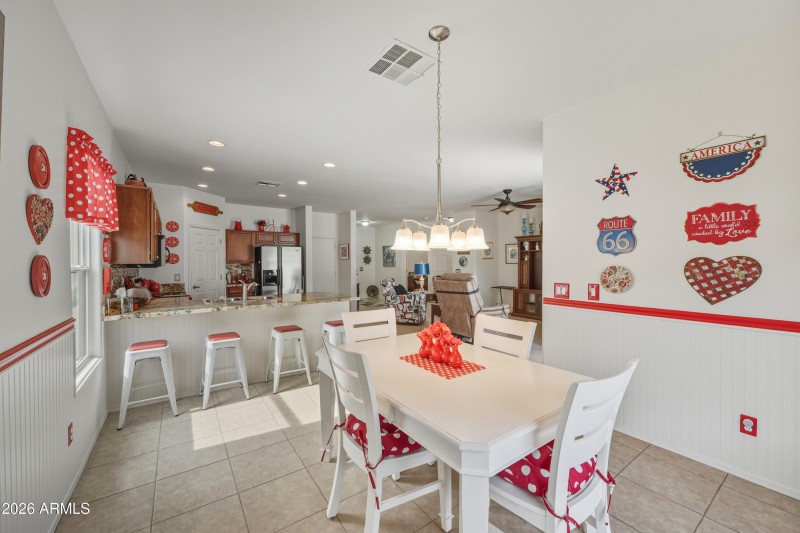 Meridian Dining to Kitchen