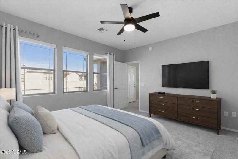 Virtually Staged - Primary Bedroom