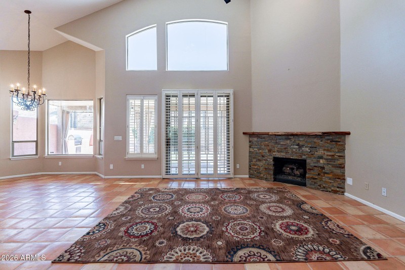 Exit to backyard, breakfast room