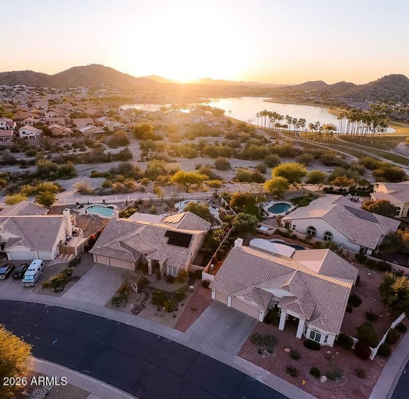 Desert & Lake view lot
