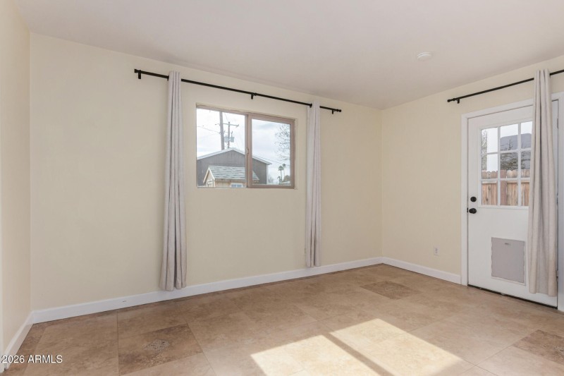 3rd Bedroom or office with exit