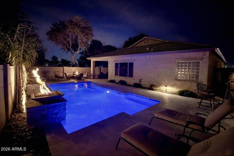 Backyard oasis
