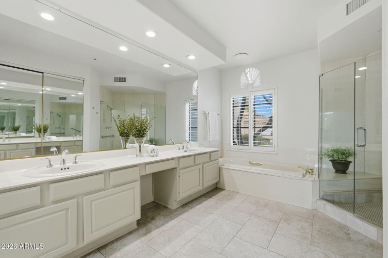 Huge primary spa bathroom