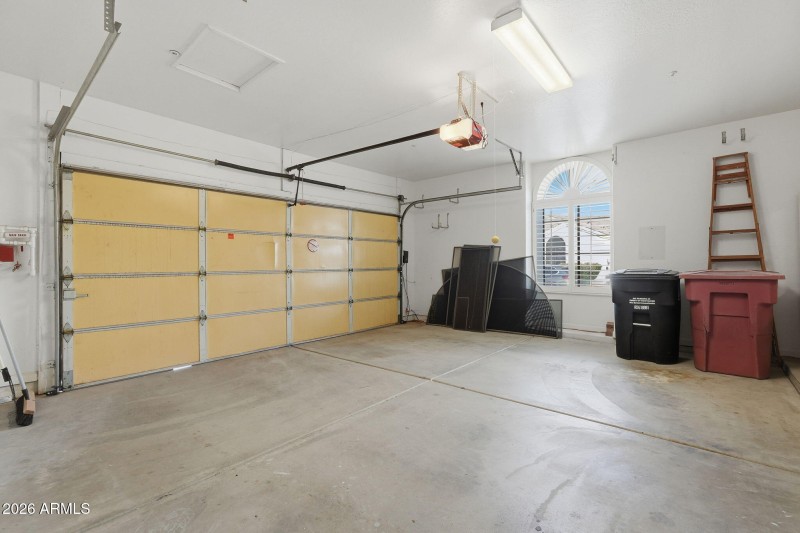 Spacious direct-access 2 car garage