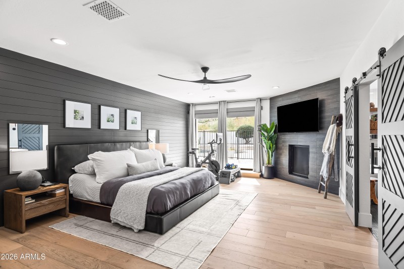 Primary Suite with Gas Fireplace