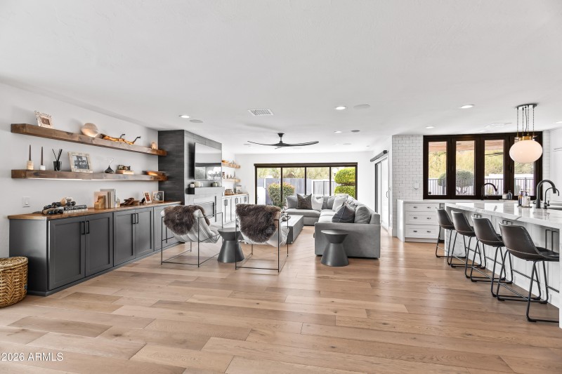Kitchen Open to Family Room