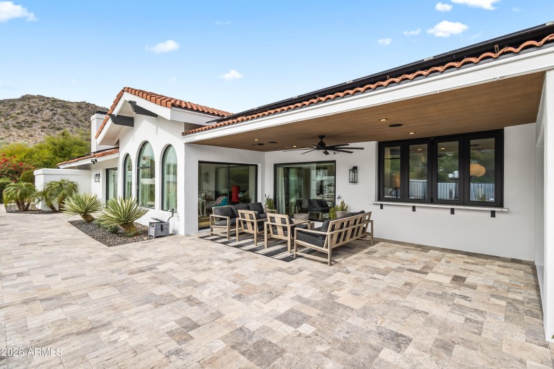 Covered Patio with Misters