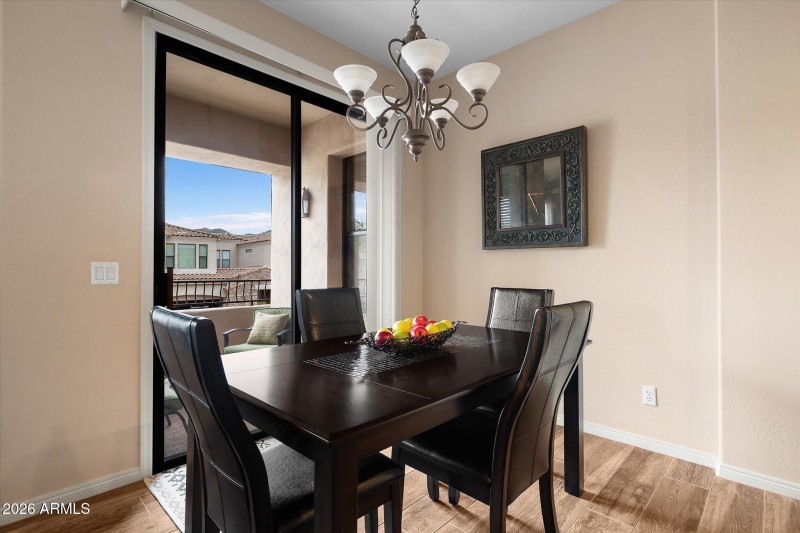 Dining in Great room