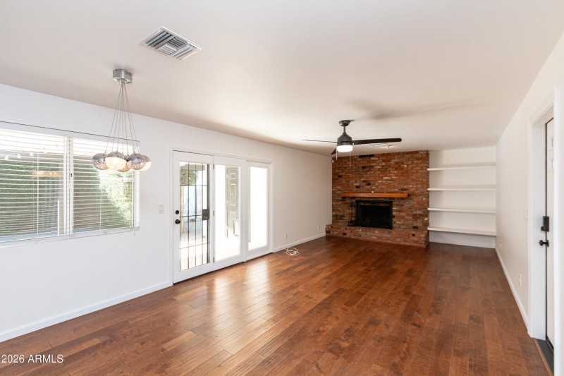 Real Wood Burning Fireplace