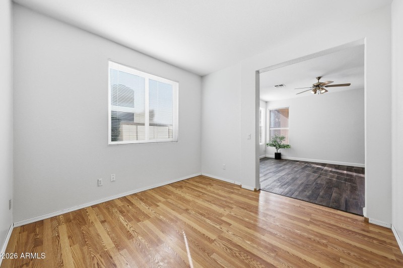 Main Office Looking Out to Living Room