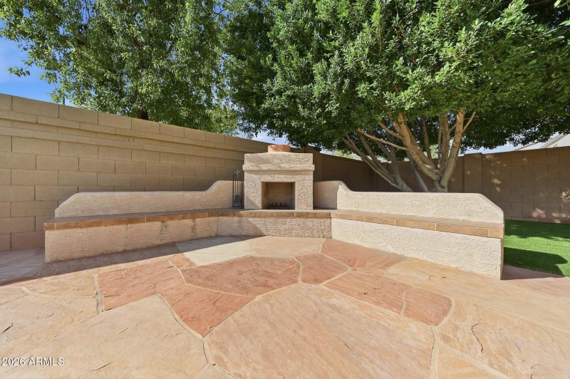 Wood Burning Fireplace