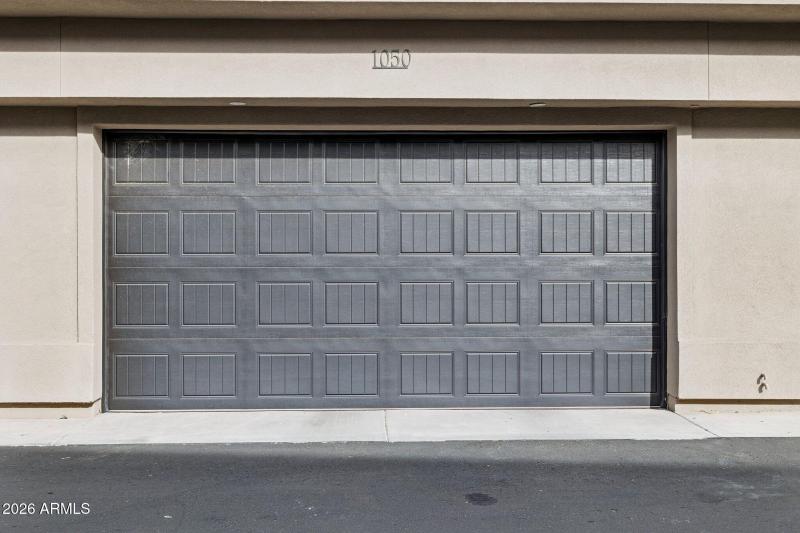 Attached 2 car garage