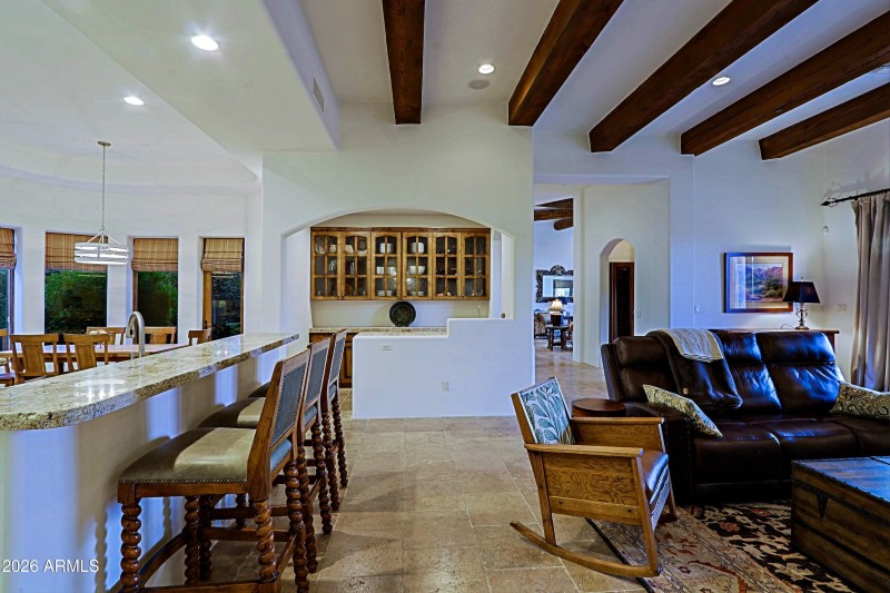 Kitchen and Family Room