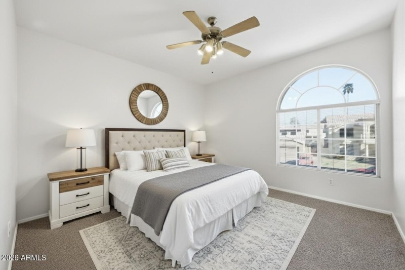 Virtually Staged Guest Bed 1