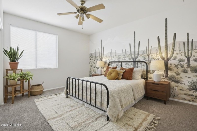 Virtually Staged Bedroom 3