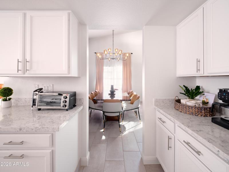 Opens to 2 Dining Rooms