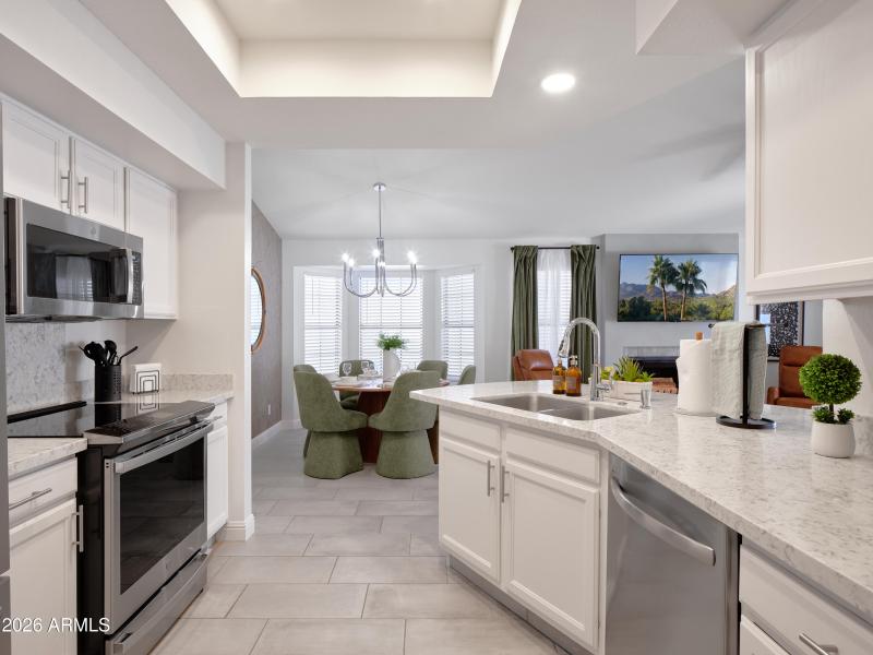 Opens to 2 Dining Rooms