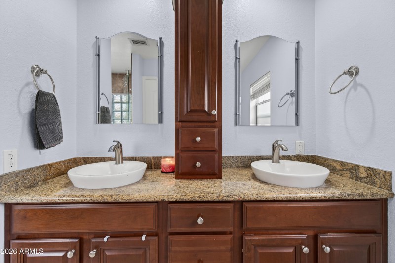 Master double vanity