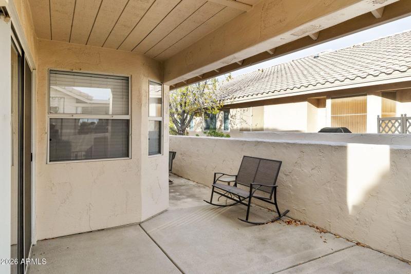 Covered Back Patio Area
