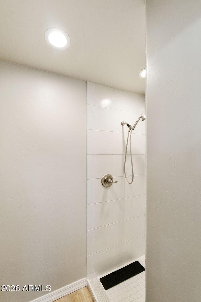 Primary Tiled Walk-In Shower