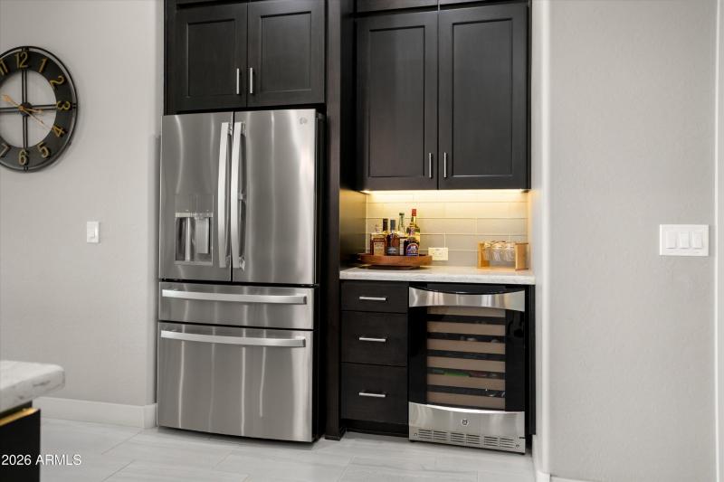 Fridge and Wine Fridge