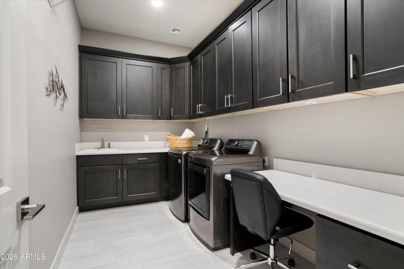 HUGE Laundry w/Cabinets