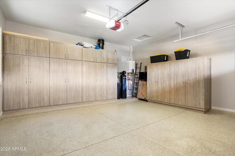 Garage - Epoxy & Cabinets