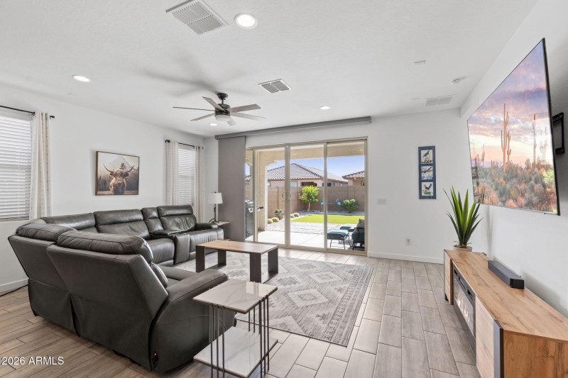 Upgraded Porcelain Tile Flooring