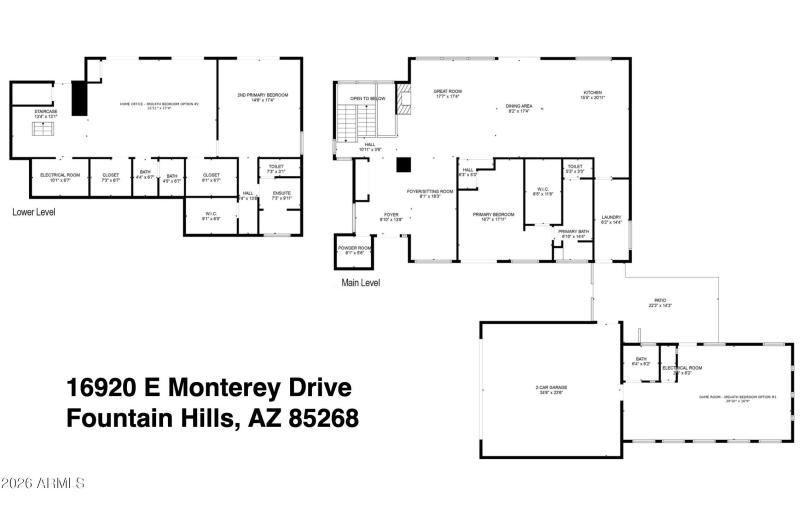 16920 E Monterey Floorplan