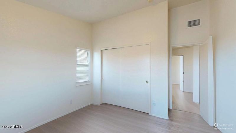 3RD bedroom hallway view DEFURNISHED