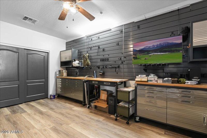 Downstairs flex space/Den